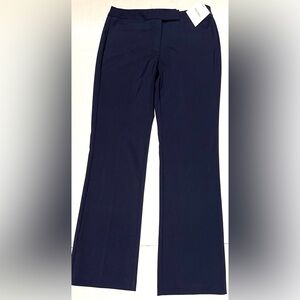 ELLEN TRACY DRESS PANTS MODERN TROUSER MID-RISE TROUSERS WOMEN BLUE COLOR SIZE 4